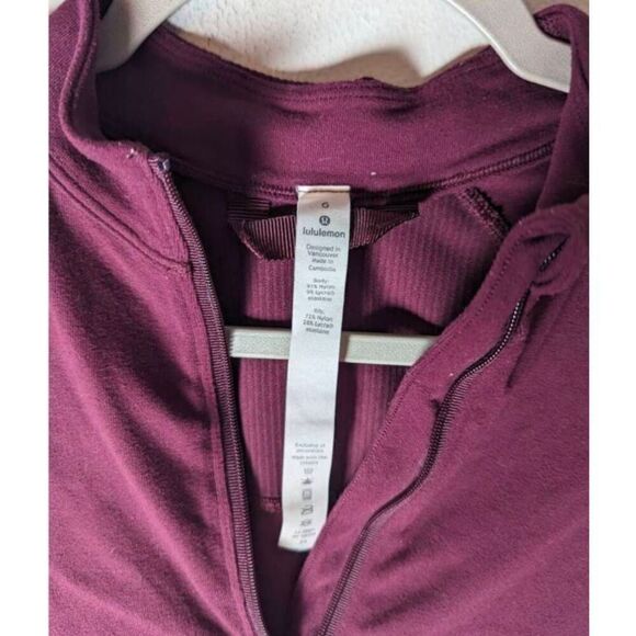 LULULEMON ATHLETICA Its Rulu Long Sleeve 'Dark Adobe' Size 6 - Picture 8 of 8